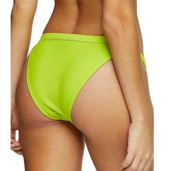 NWOT Topshop Lime Green Bikini Bottoms with Rings Size 10 - Picture 4 of 10